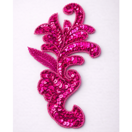 Aplikacja cekinowa FUKSJA